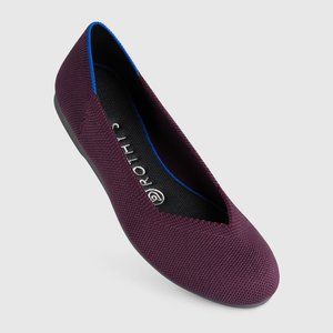Rothy’s The Flat in Wine Purple Size 8 (RETIRED Color)